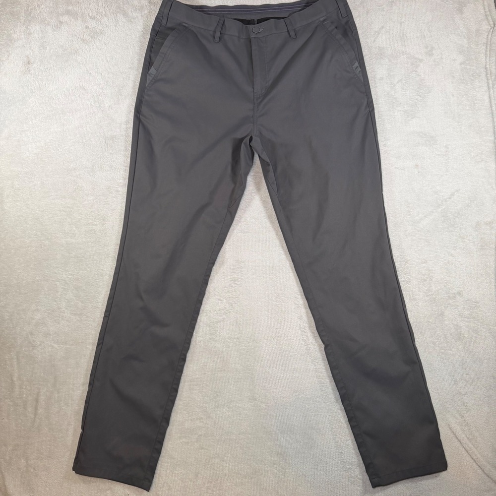 Jack Archer Jetsetter Pants Mens 34x32 Charcoal Gray Slim Straight‎ Performance
